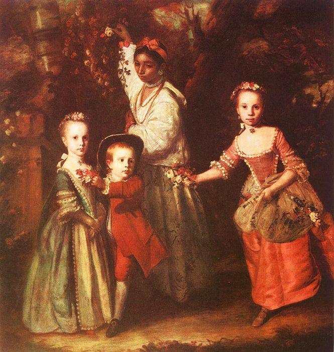 Sir Joshua Reynolds The Children of Edward Hollen Cruttenden France oil painting art
